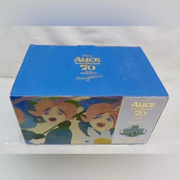 Rare NEW 70th Anniversary Mary Blair Disney’s Alice in Wonderland Tea Set of 4